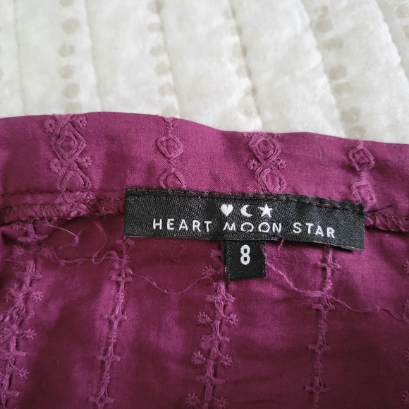 Purple embroidered beaded skirt - Picture 3 of 6